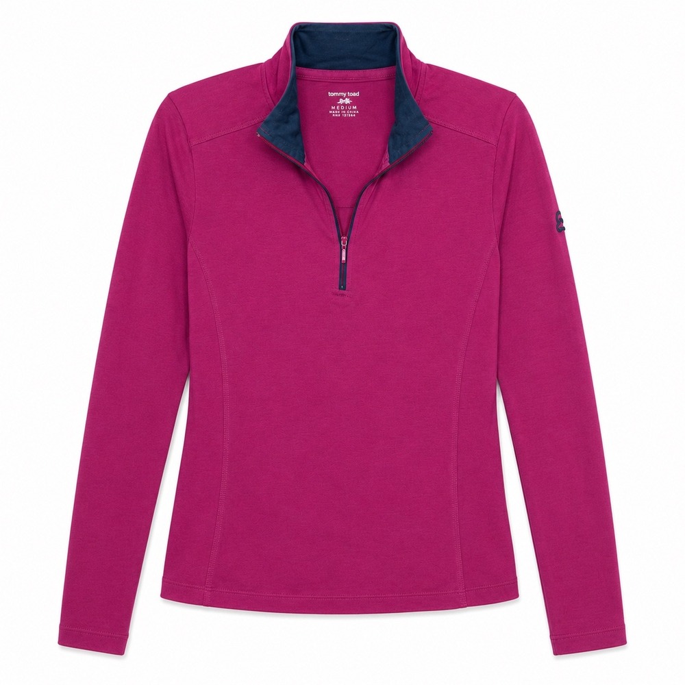 Toad&Co‎ (Horny Toad) Dyno 1/4 Zip Pullover Top Pink Medium
